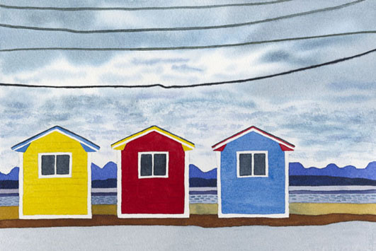 Beach Huts, Newfoundland